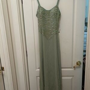 Glamorous Mint Green Maxi Dress